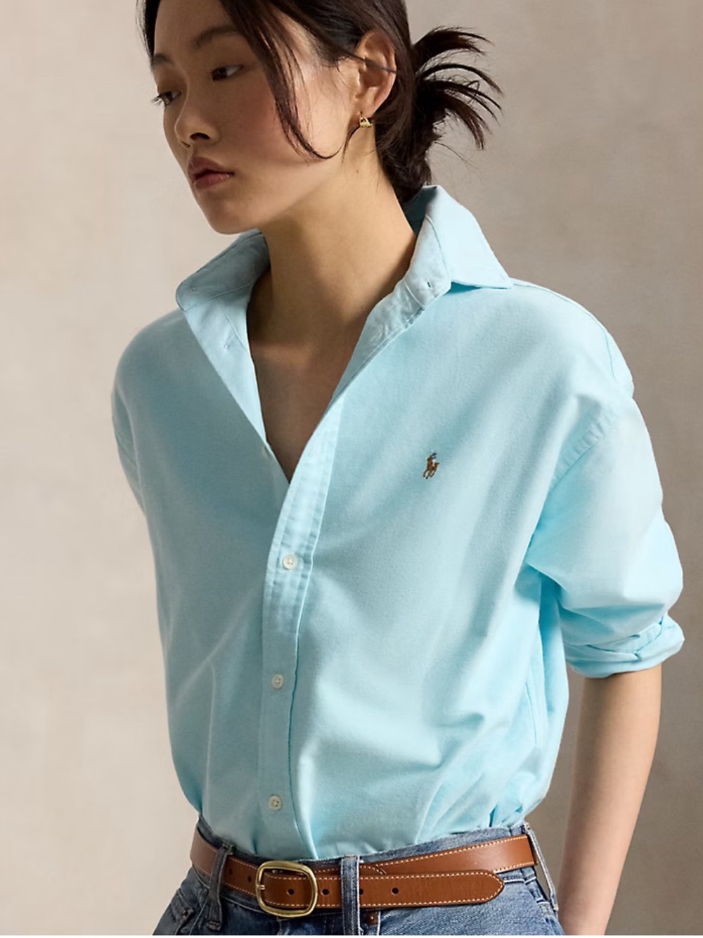 Polo Ralph Lauren Iconic Logo Oxford Shirt - Picture 5 of 14
